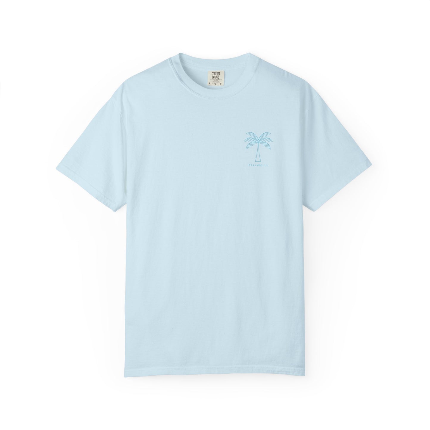Beachy Palm Tree Unisex T-shirt, Bible Verse Aesthetic Tee, Summer Vacation Shirt, Christian Clothing, Inspirational Graphic Top