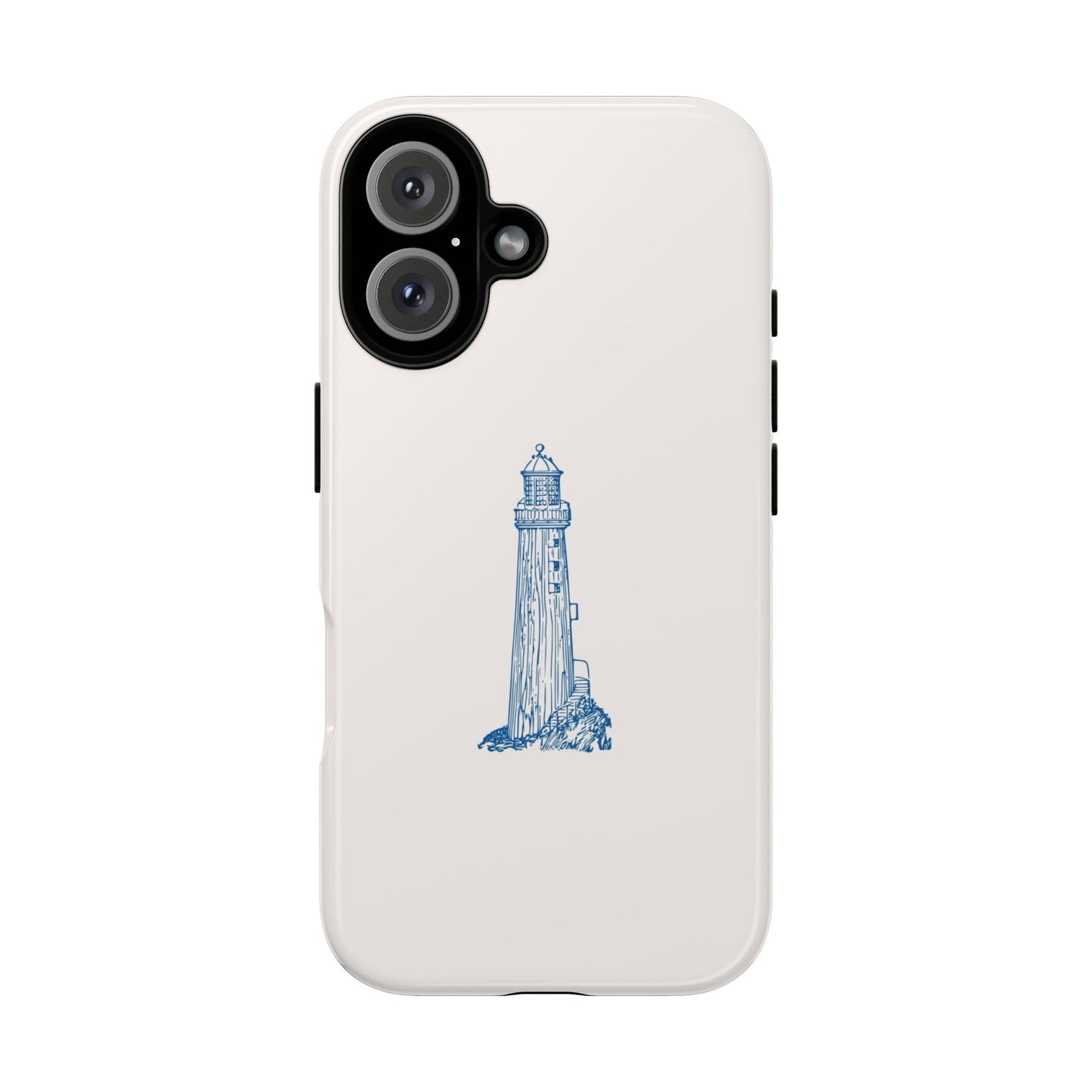 Coastal Lighthouse Phone Case - Tough iPhone & Samsung Cover, Beach Lover Gift, Nautical Decor, Unique Case for Ocean Enthusiasts