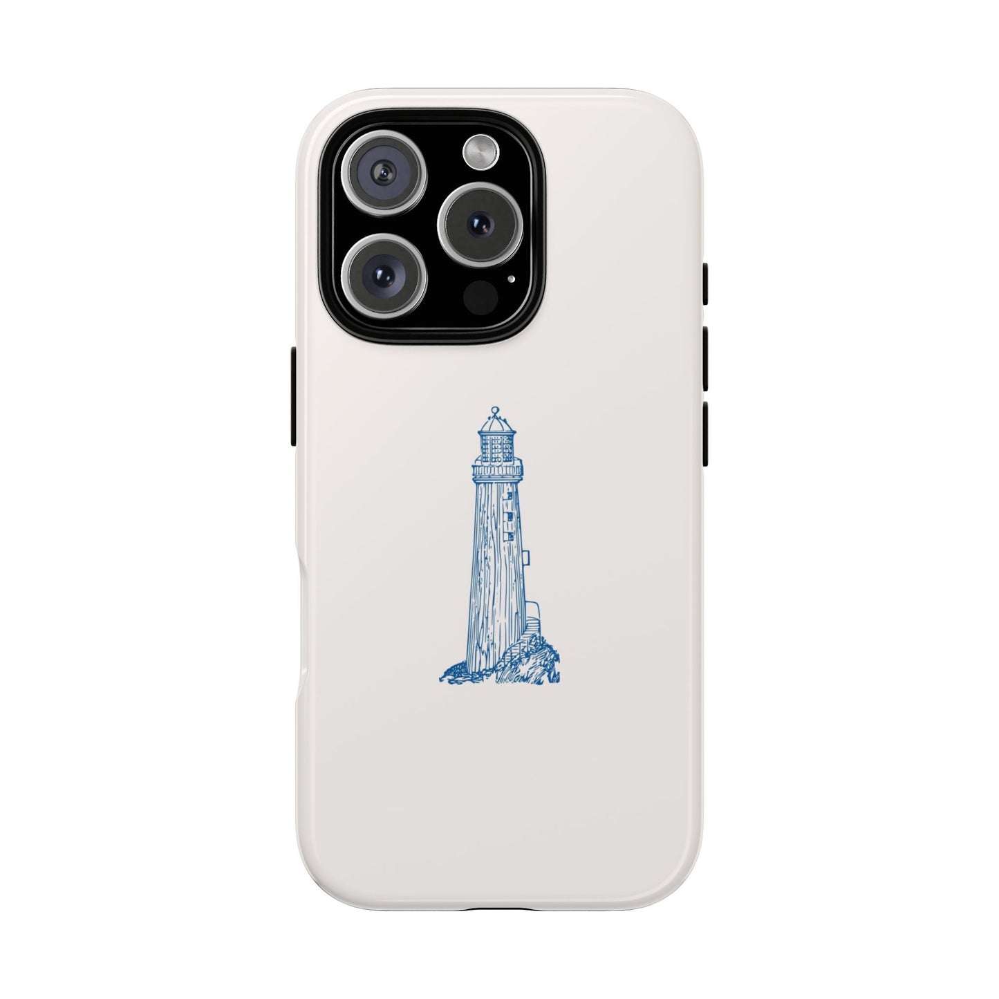 Coastal Lighthouse Phone Case - Tough iPhone & Samsung Cover, Beach Lover Gift, Nautical Decor, Unique Case for Ocean Enthusiasts