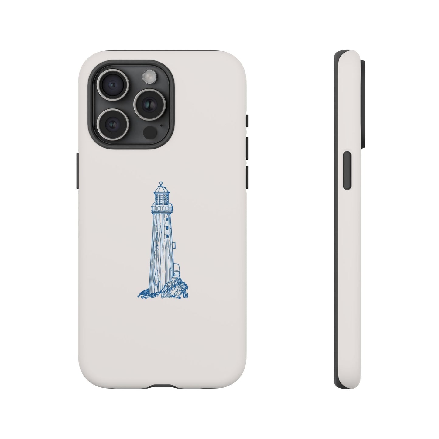 Coastal Lighthouse Phone Case - Tough iPhone & Samsung Cover, Beach Lover Gift, Nautical Decor, Unique Case for Ocean Enthusiasts