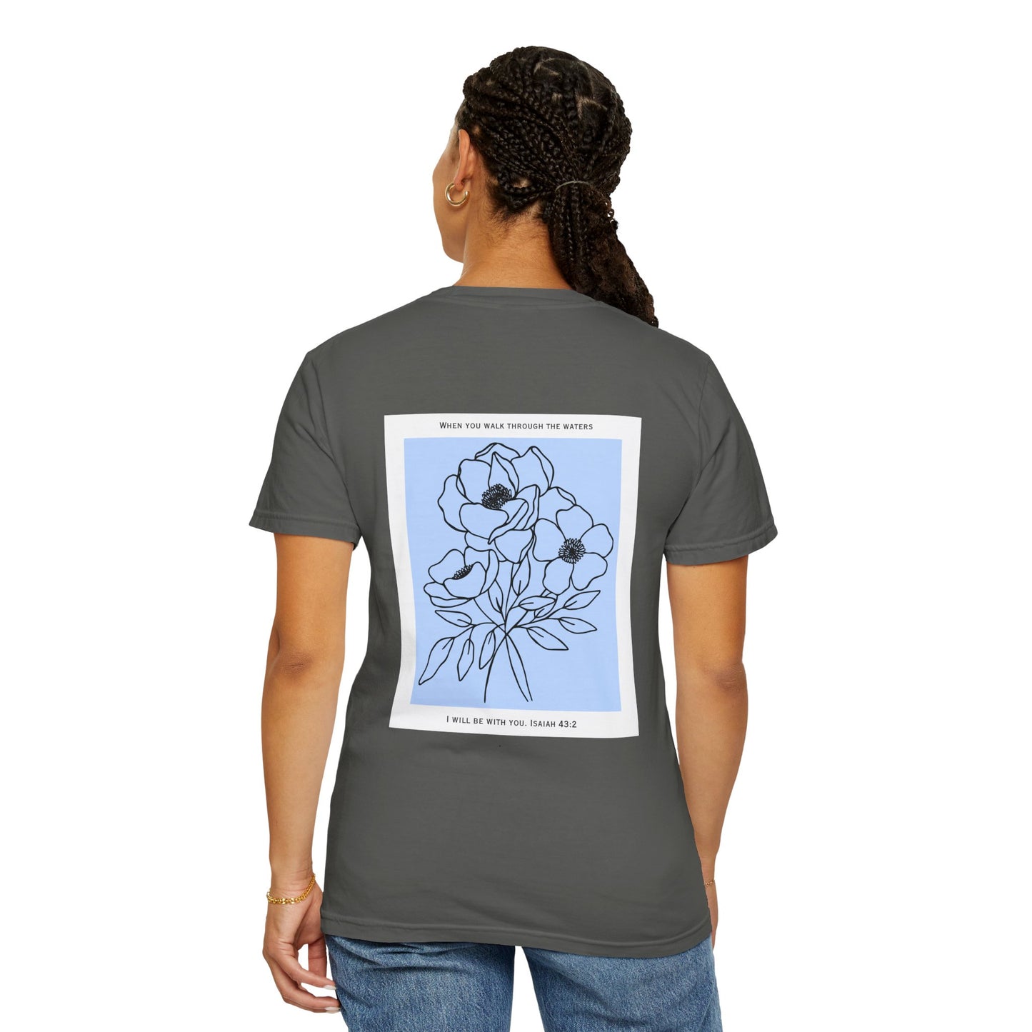 Isaiah 43:2 "I Will Be With You" Vintage T‑Shirt