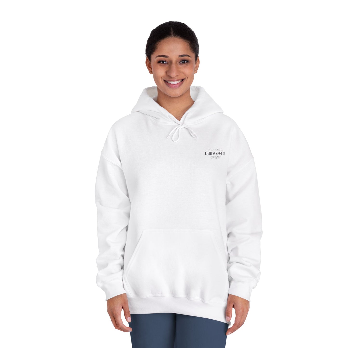 Saved by Grace Hoodie - Minimal Christian Cross Sweatshirt
