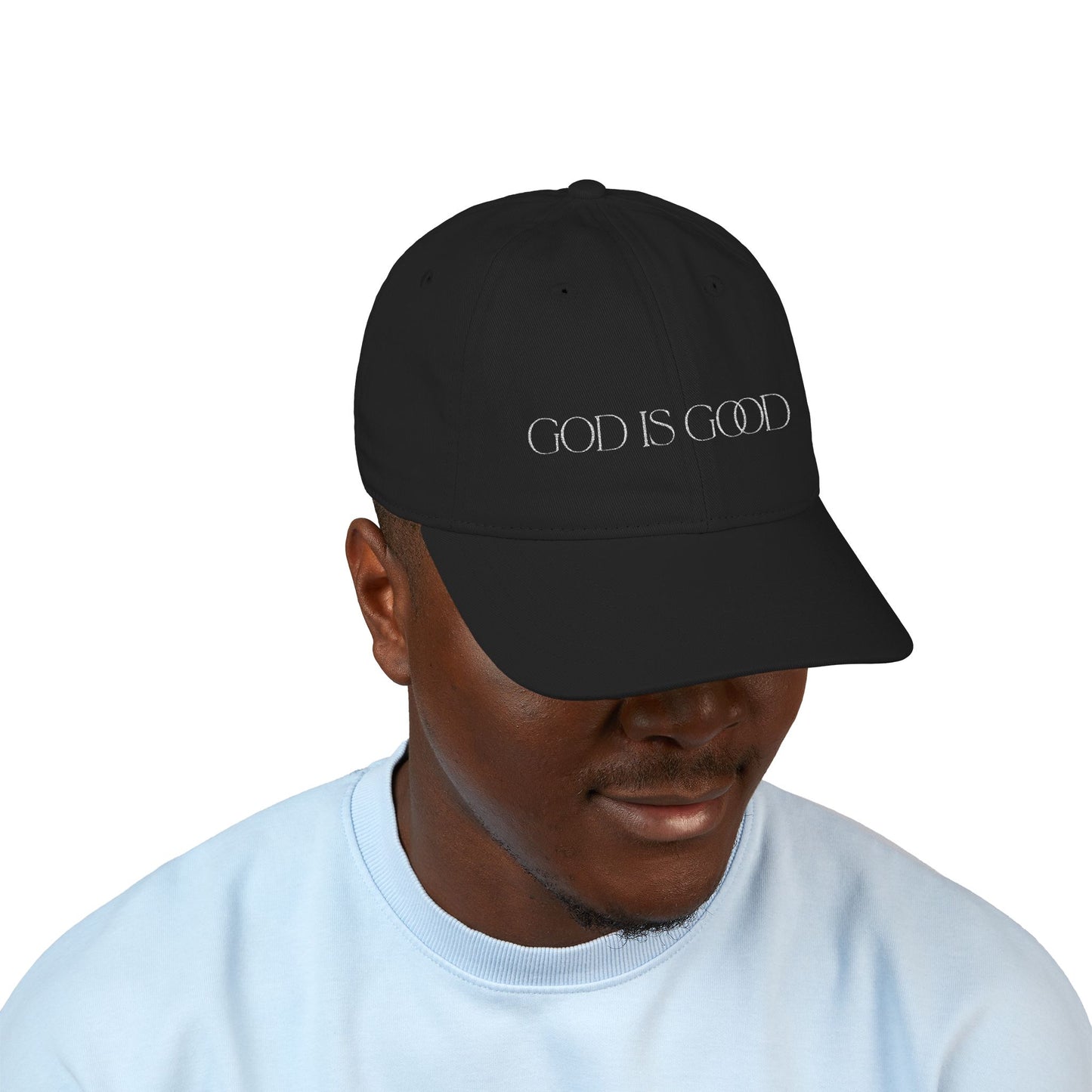 Christian Embroidered Cap, Religious Baseball Hat, Faith Inspirational Headwear, God is Good Gift, Christian Dad Hat, Christian Apparel