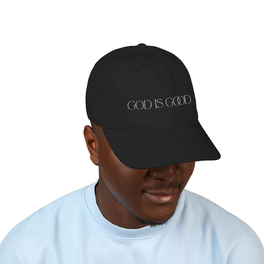 Christian Embroidered Cap, Religious Baseball Hat, Faith Inspirational Headwear, God is Good Gift, Christian Dad Hat, Christian Apparel