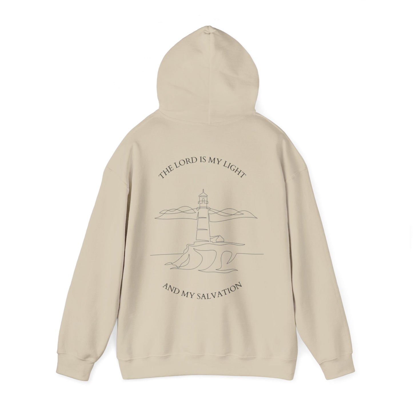 Lighthouse Hoodie - Cozy Sweatshirt for Ocean Lovers, Inspirational Gift for Birthdays, Weddings, Beach Days, or Relaxation