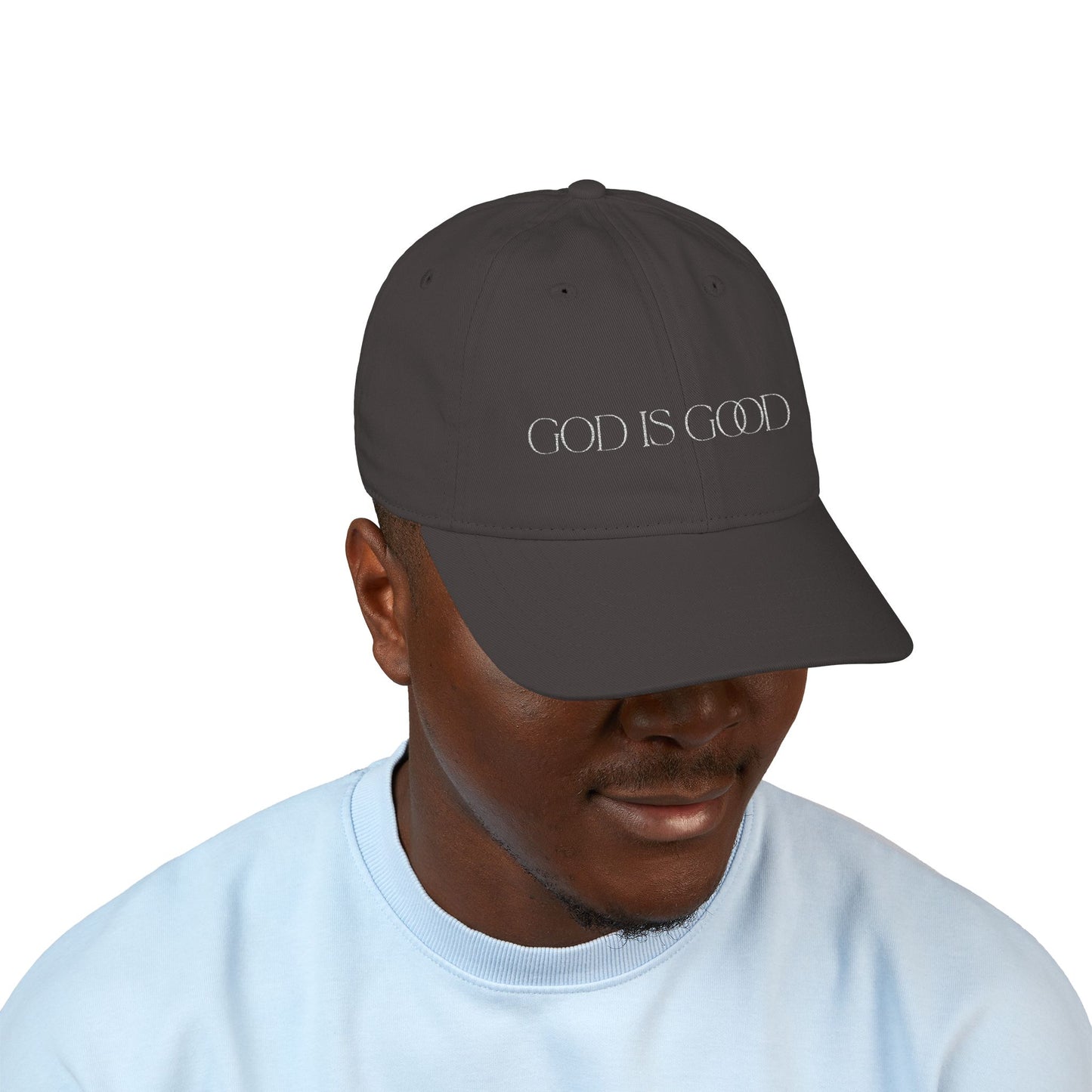 Christian Embroidered Cap, Religious Baseball Hat, Faith Inspirational Headwear, God is Good Gift, Christian Dad Hat, Christian Apparel