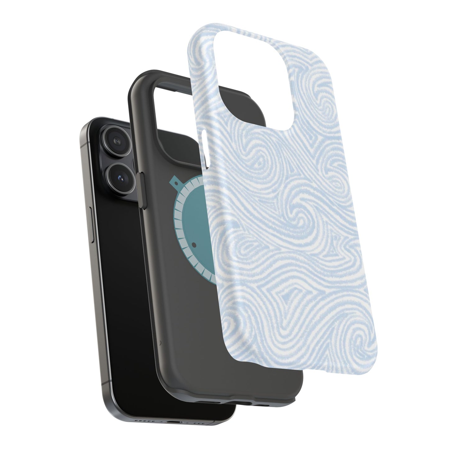 Ocean Water Pattern Phone Case | Magnetic Impact-Resistant Case