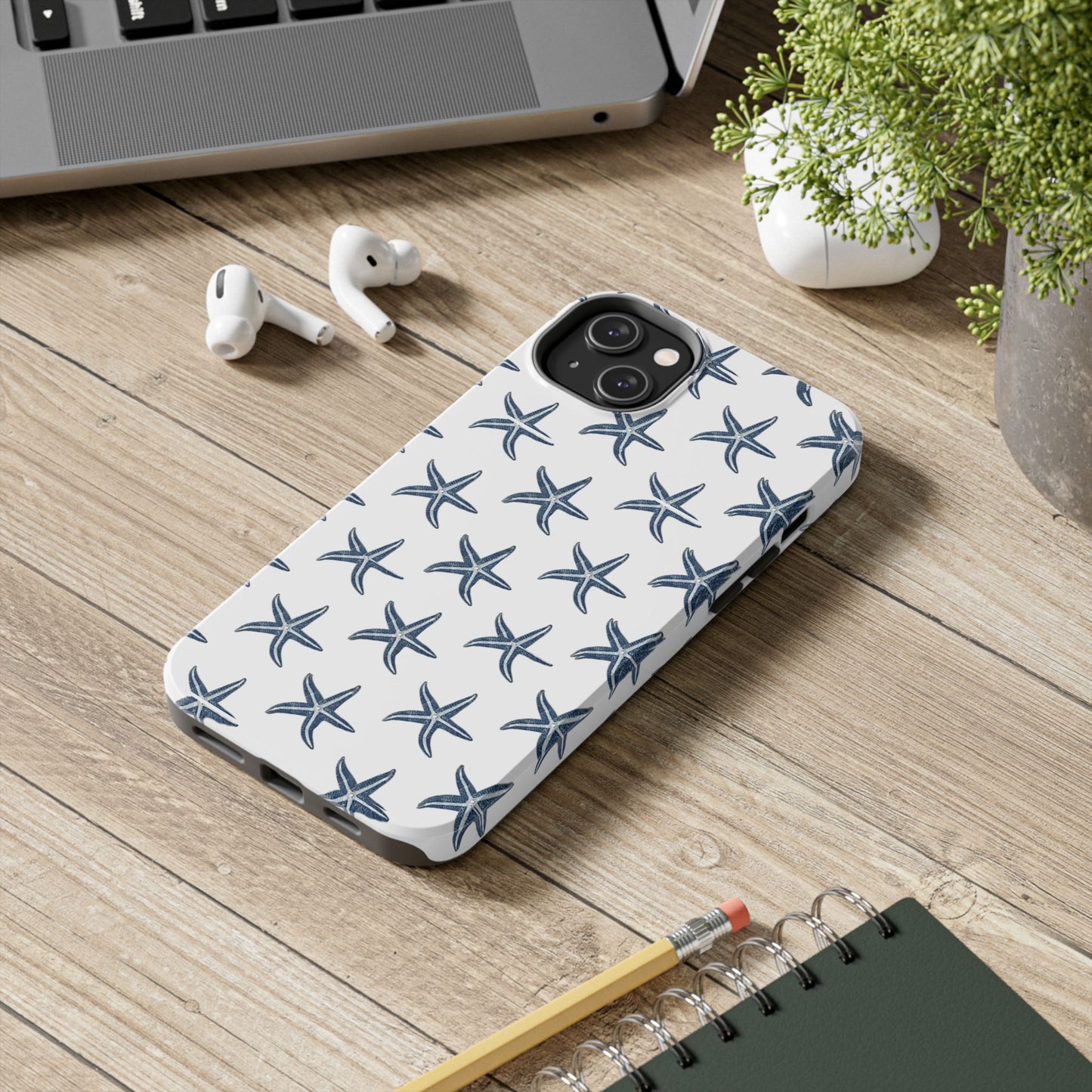 Seastar Tough Phone Case, Protective Phone Cover, Stylish Phone Case, Ocean Themed Phone Case, Cute Phone Case