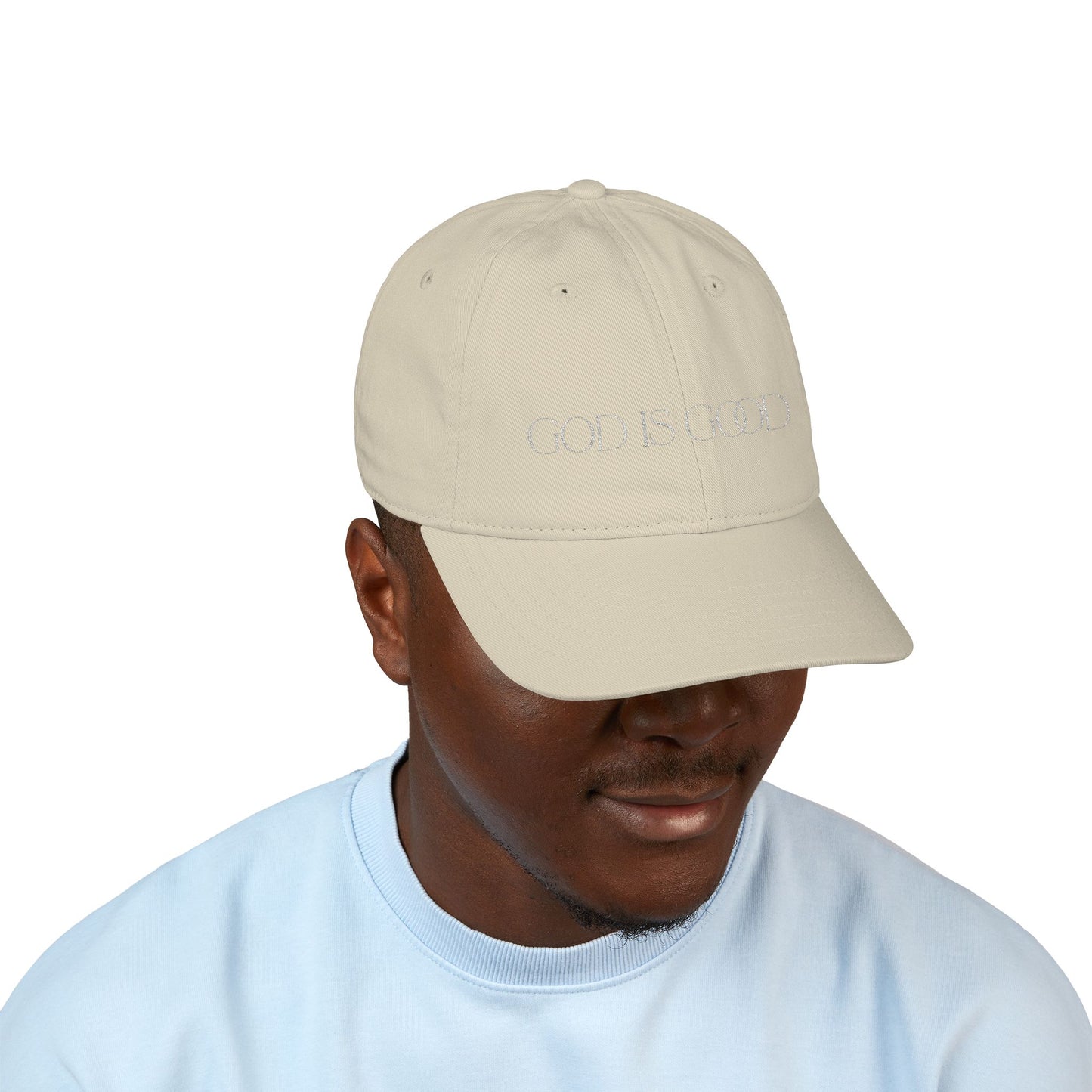 Christian Embroidered Cap, Religious Baseball Hat, Faith Inspirational Headwear, God is Good Gift, Christian Dad Hat, Christian Apparel