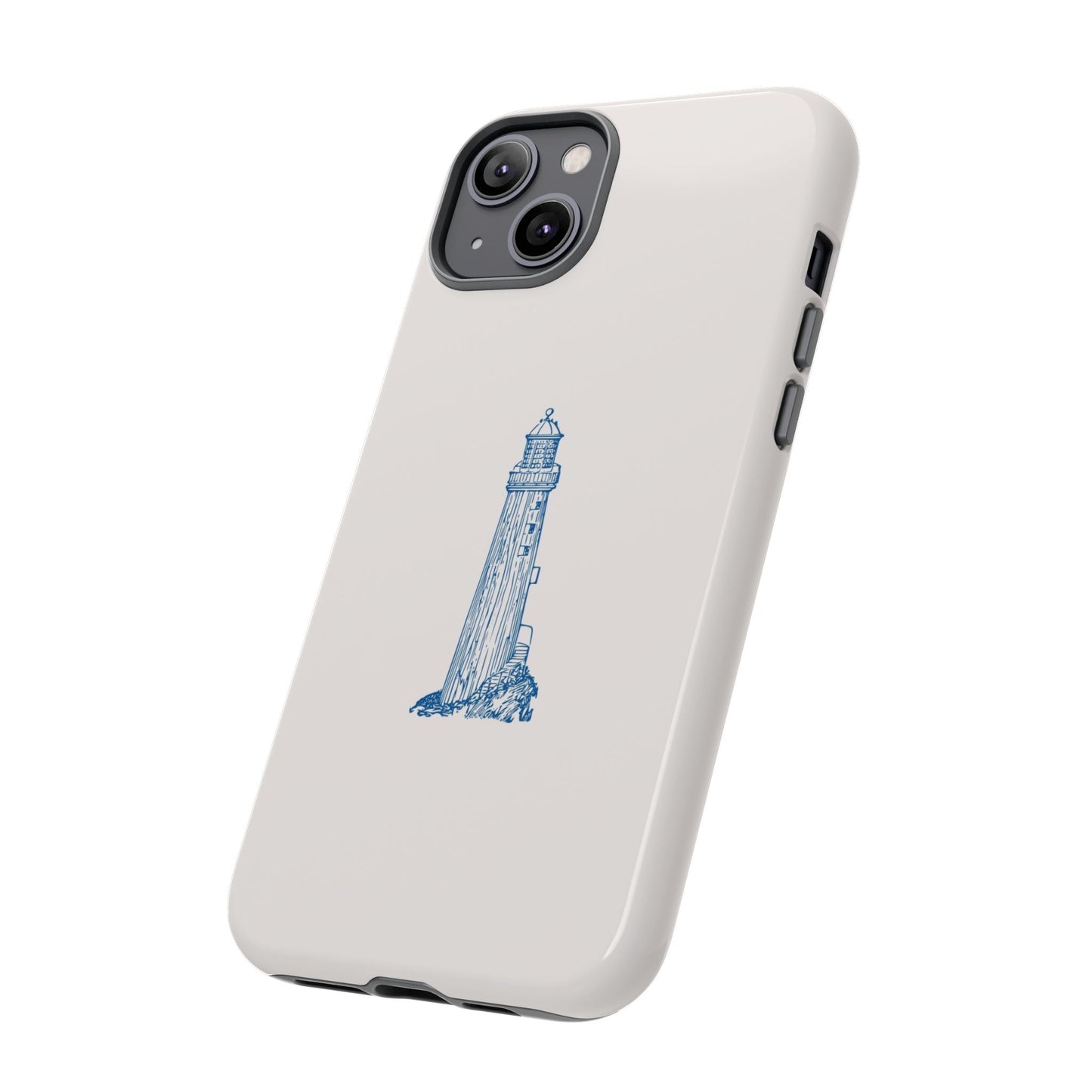 Coastal Lighthouse Phone Case - Tough iPhone & Samsung Cover, Beach Lover Gift, Nautical Decor, Unique Case for Ocean Enthusiasts