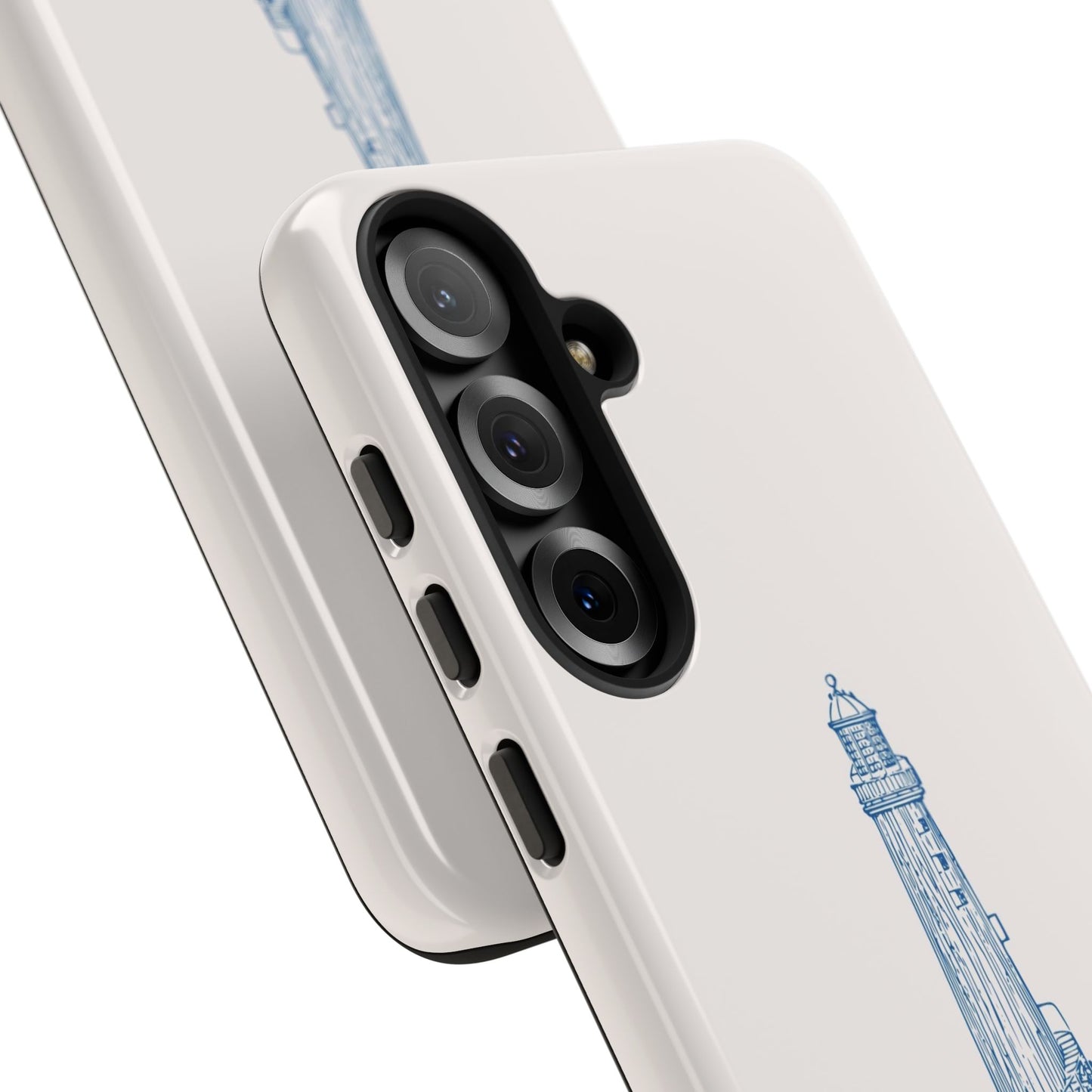 Coastal Lighthouse Phone Case - Tough iPhone & Samsung Cover, Beach Lover Gift, Nautical Decor, Unique Case for Ocean Enthusiasts