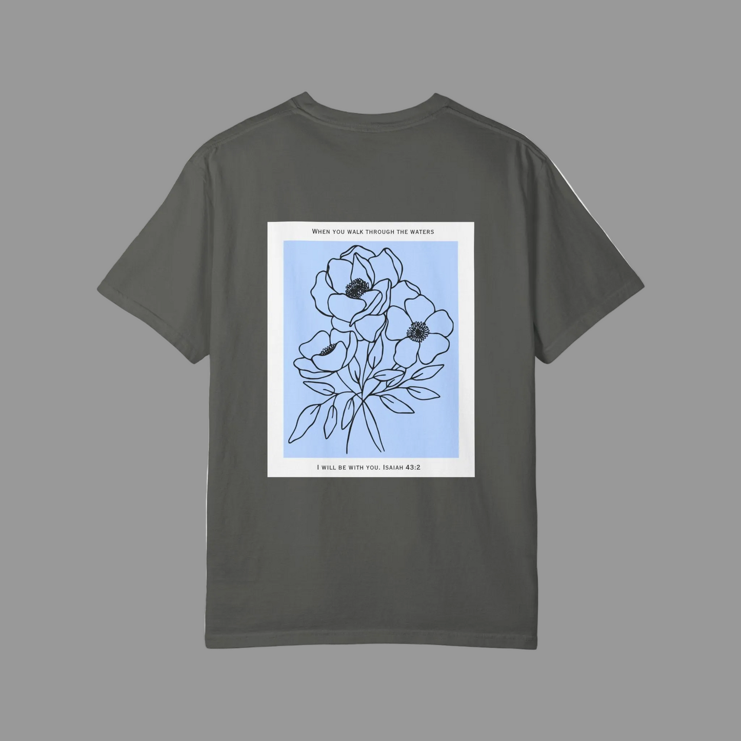 Isaiah 43:2 "I Will Be With You" Vintage T‑Shirt