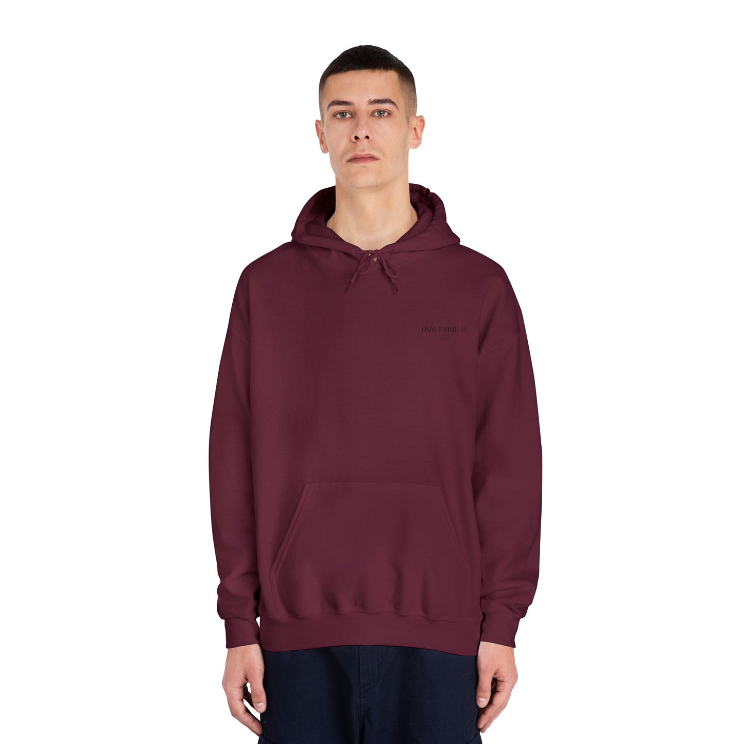 Saved by Grace Hoodie - Minimal Christian Cross Sweatshirt