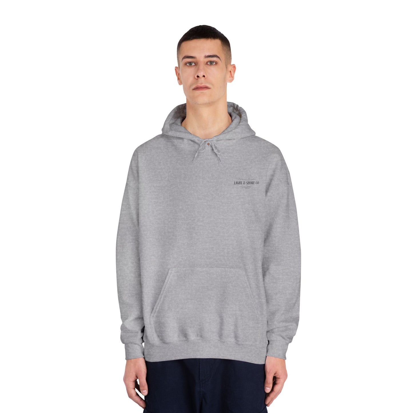 Saved by Grace Hoodie - Minimal Christian Cross Sweatshirt