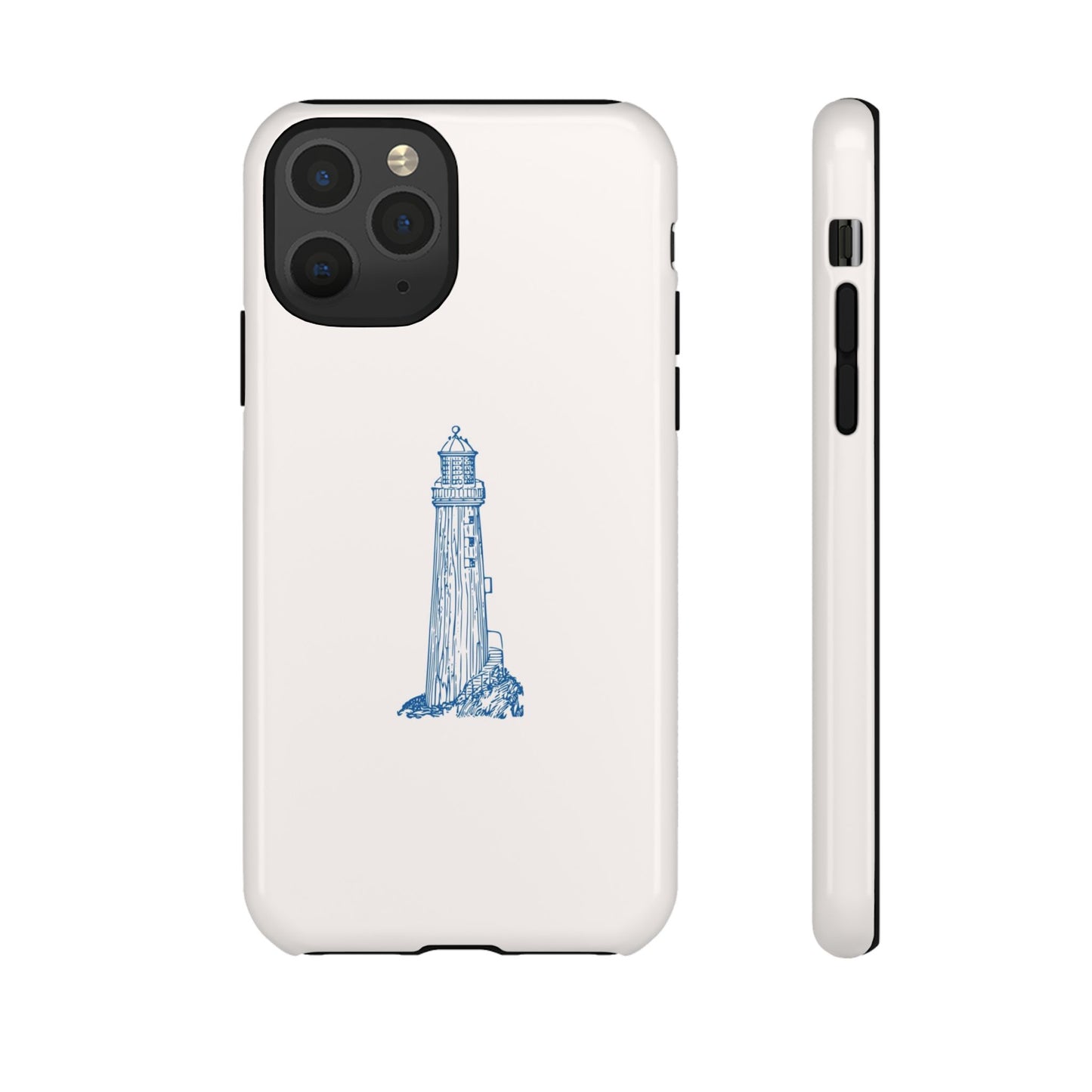 Coastal Lighthouse Phone Case - Tough iPhone & Samsung Cover, Beach Lover Gift, Nautical Decor, Unique Case for Ocean Enthusiasts