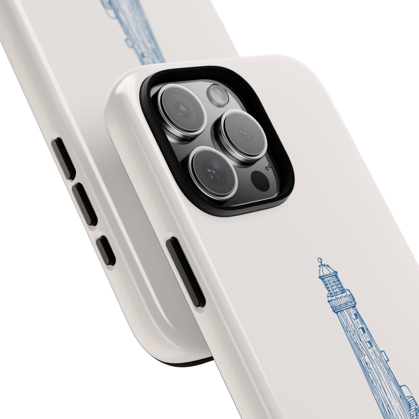 Coastal Lighthouse Phone Case - Tough iPhone & Samsung Cover, Beach Lover Gift, Nautical Decor, Unique Case for Ocean Enthusiasts