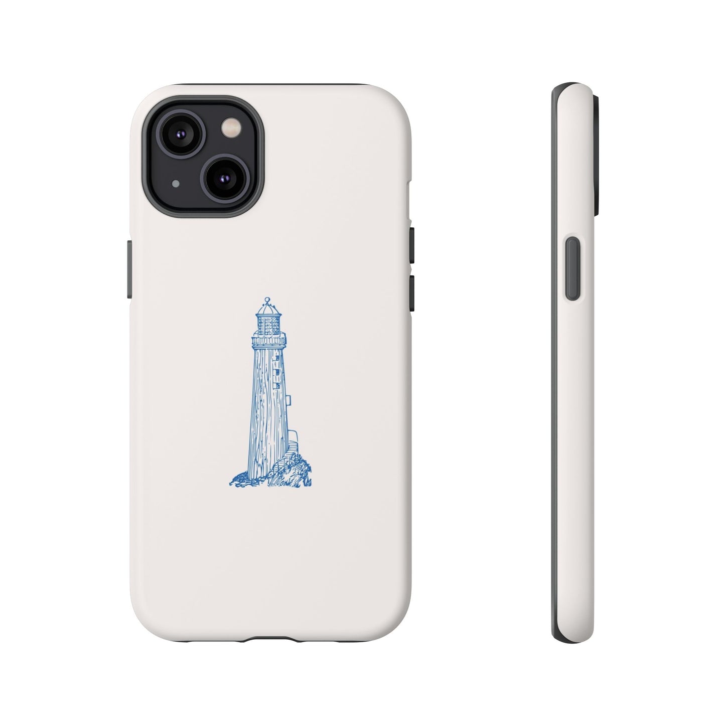 Coastal Lighthouse Phone Case - Tough iPhone & Samsung Cover, Beach Lover Gift, Nautical Decor, Unique Case for Ocean Enthusiasts