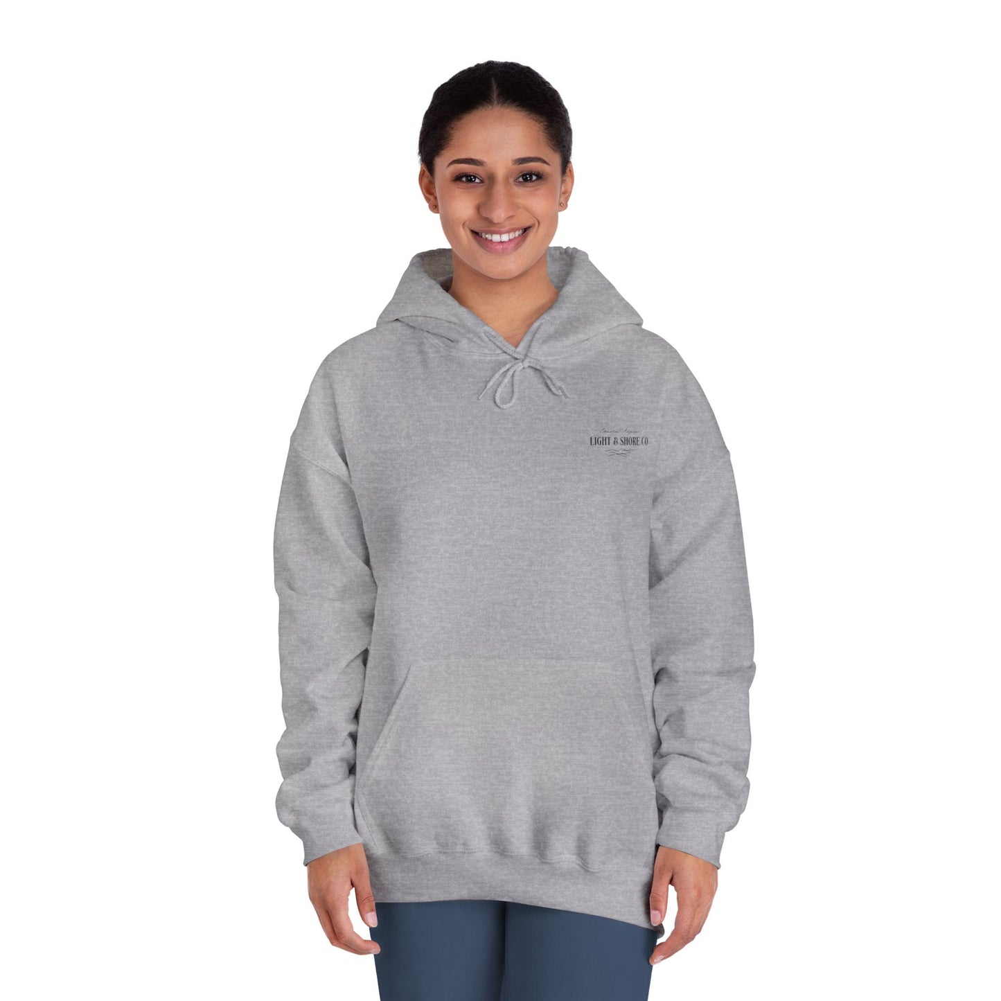 Saved by Grace Hoodie - Minimal Christian Cross Sweatshirt