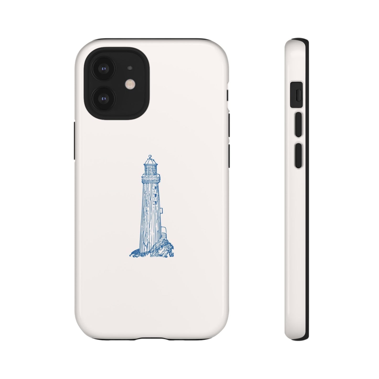 Coastal Lighthouse Phone Case - Tough iPhone & Samsung Cover, Beach Lover Gift, Nautical Decor, Unique Case for Ocean Enthusiasts