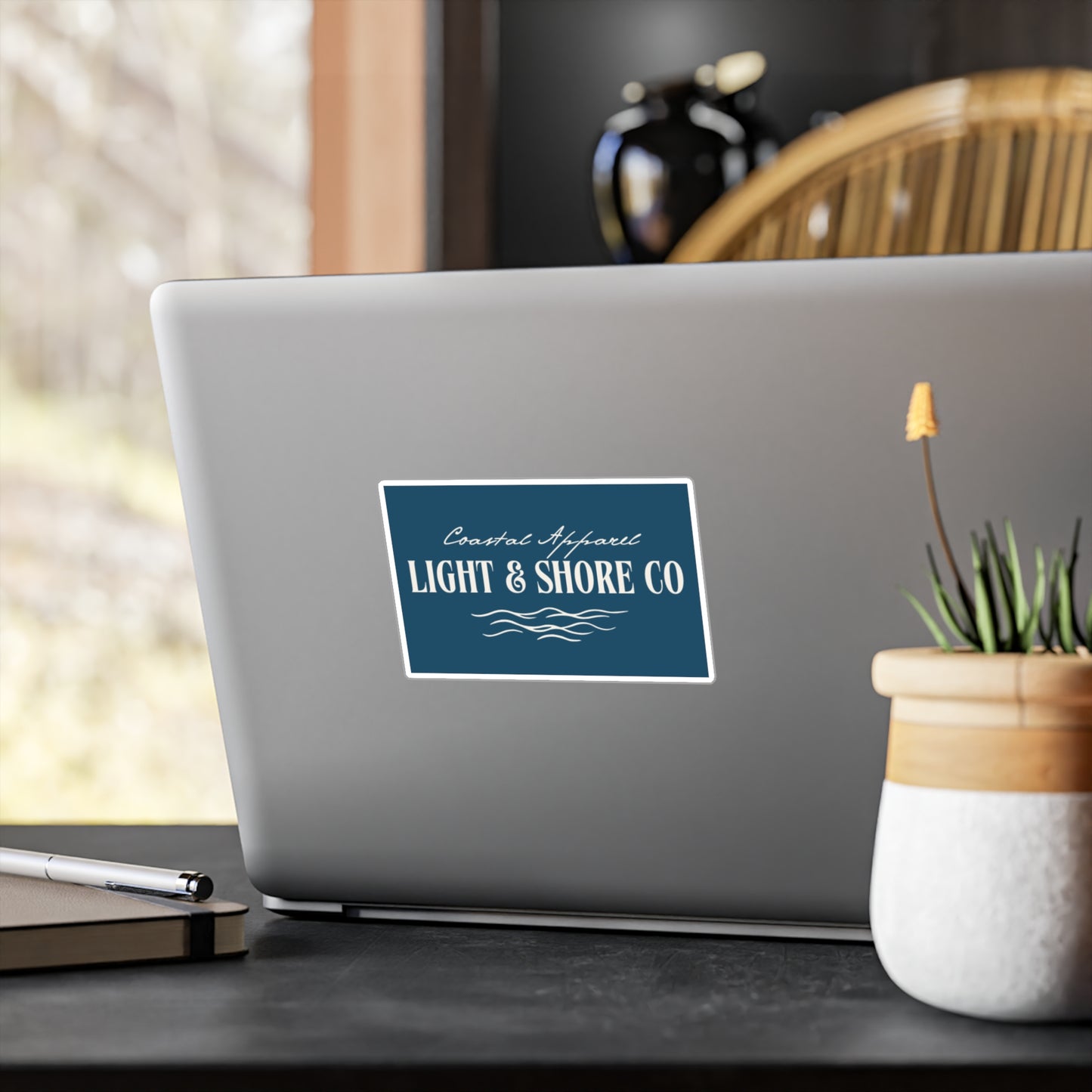 Light & Shore Co, Kiss-Cut Vinyl Decals for Home and Office Decor, Stickers for Car, Laptop, Water Bottle, Gifts, Custom Designs
