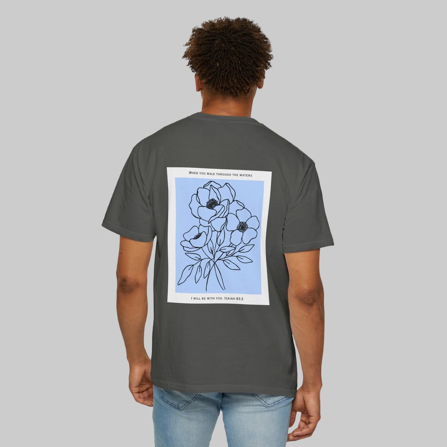 Isaiah 43:2 "I Will Be With You" Vintage T‑Shirt