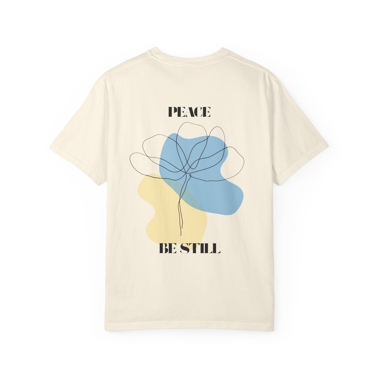 Flower Graphic Peace Be Still Unisex T-Shirt, Graphic Tee, Comfortable Tee, Floral Tee, Casual Unisex Shirt, Cool Tee for Men and Women