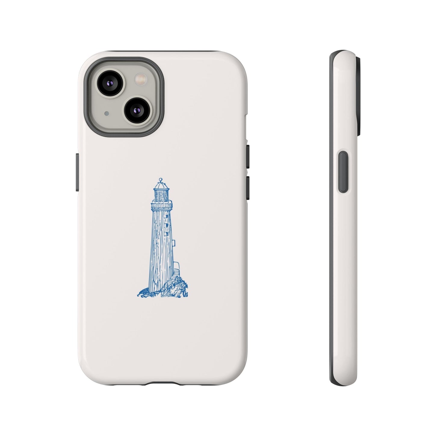 Coastal Lighthouse Phone Case - Tough iPhone & Samsung Cover, Beach Lover Gift, Nautical Decor, Unique Case for Ocean Enthusiasts