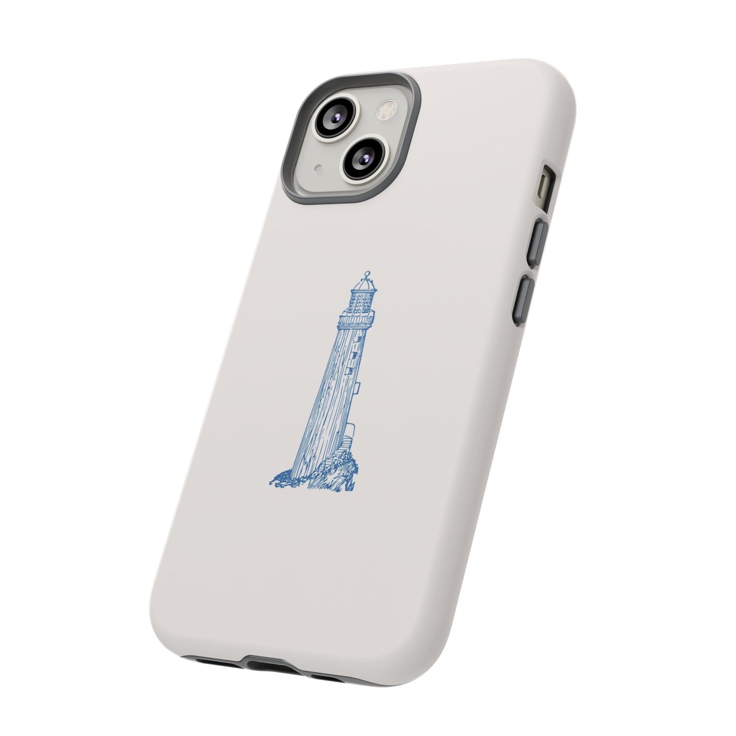 Coastal Lighthouse Phone Case - Tough iPhone & Samsung Cover, Beach Lover Gift, Nautical Decor, Unique Case for Ocean Enthusiasts