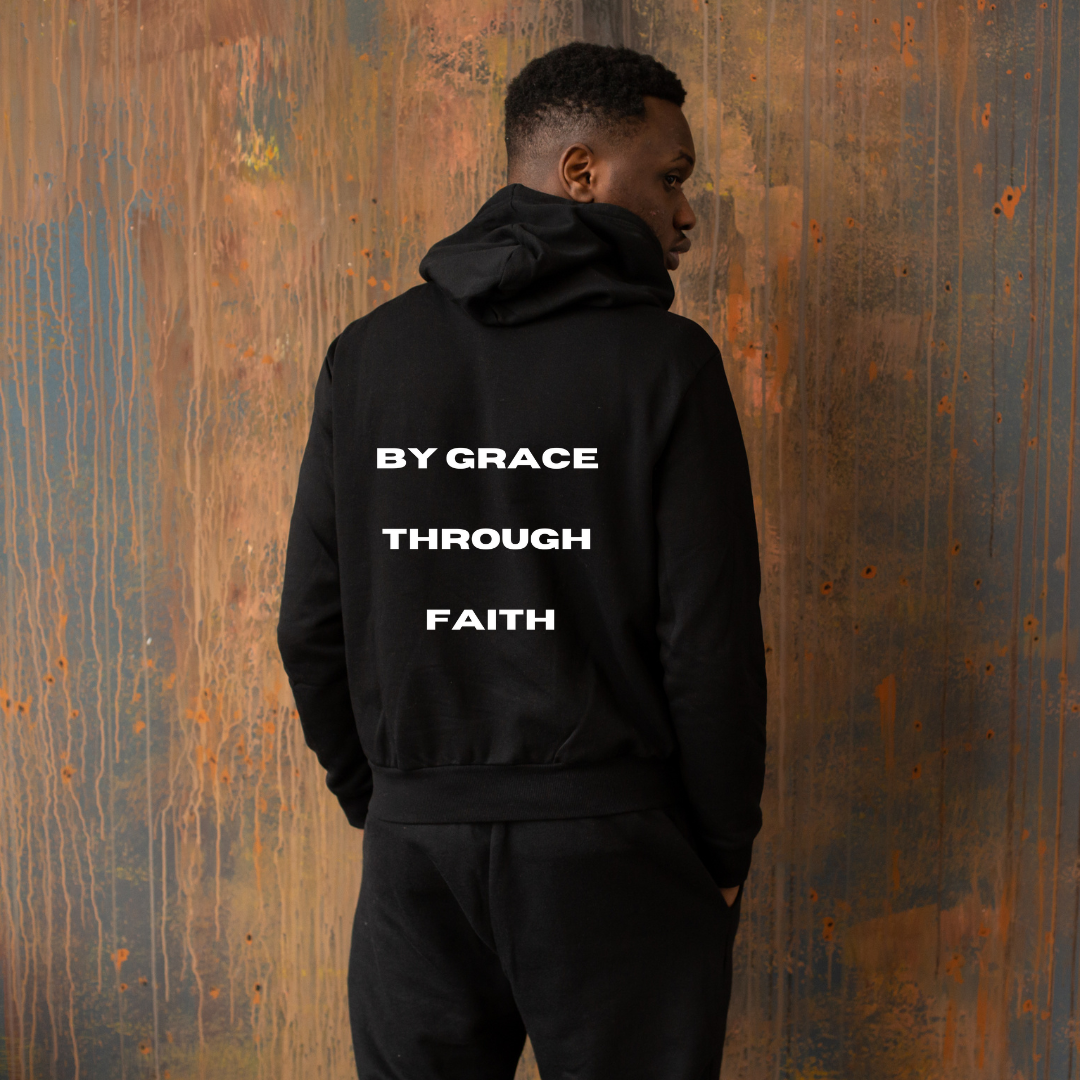 Saved by Grace Through Faith Hoodie — Christian Pullover